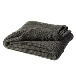 Colcha de cama Moss 260x260 cm, charcoal (gris)