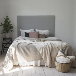 Colcha de cama Moss 260x260 cm, beige