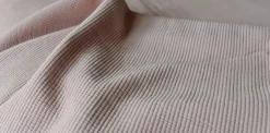 Colcha de cama Stripe algodón lavado a la piedra 260x260, Dusty rose