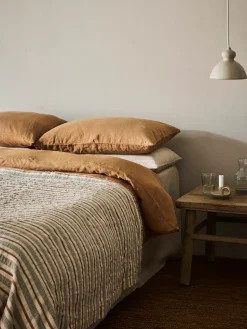 Colcha Malva 180x260 cm, Gris-rojo óxido