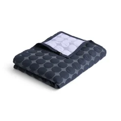 Colcha Mega Dot organic 260x260 cm, Midnight blue