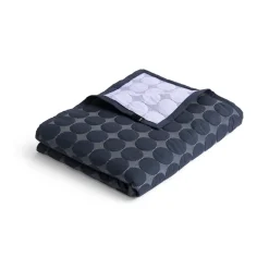 Colcha Mega Dot organic 195x245 cm, Midnight blue
