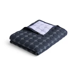 Colcha Mega Dot organic 235x245 cm, Midnight blue