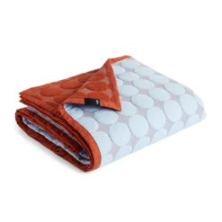 Colcha Mega Dot organic 195x245 cm, Light blue