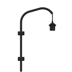 Colgador de pared Willow mini, negro