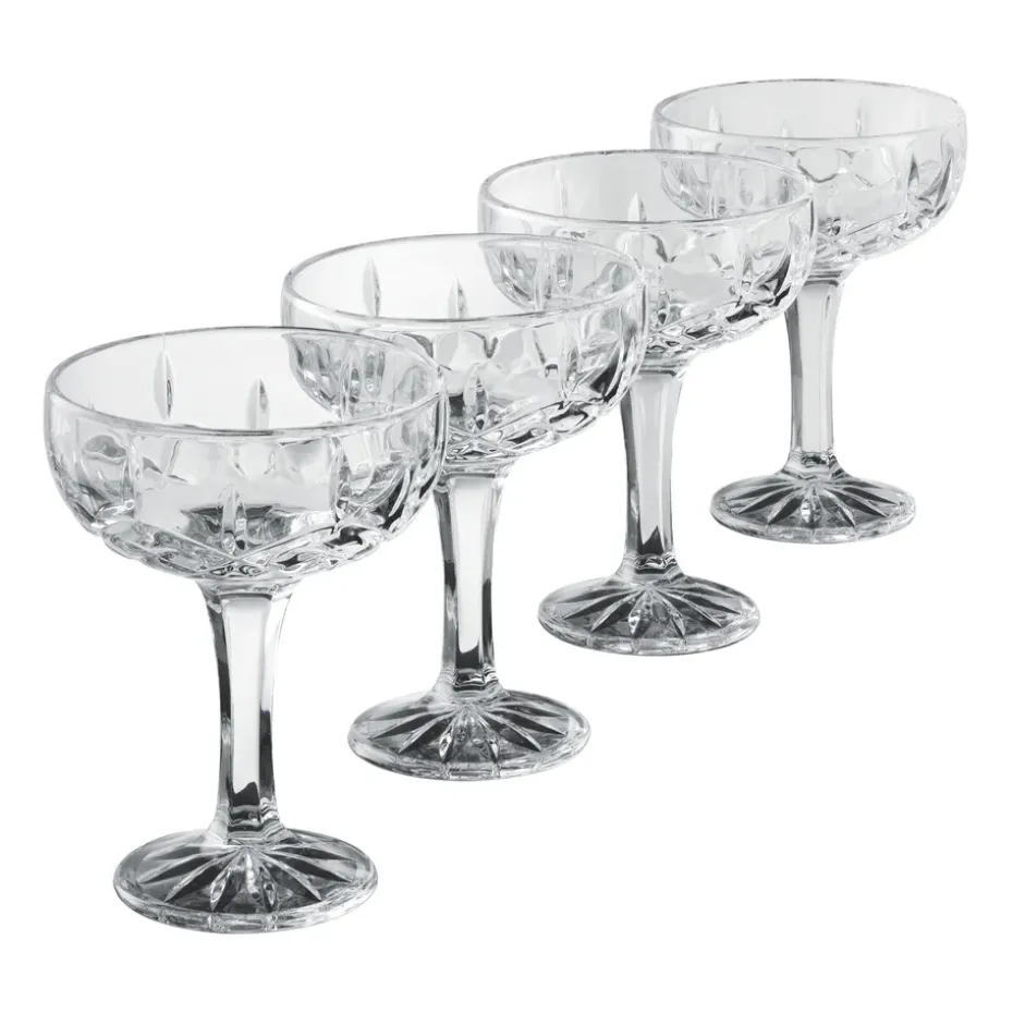 Copa de champán Harvey 25 cl set de 4, transparente