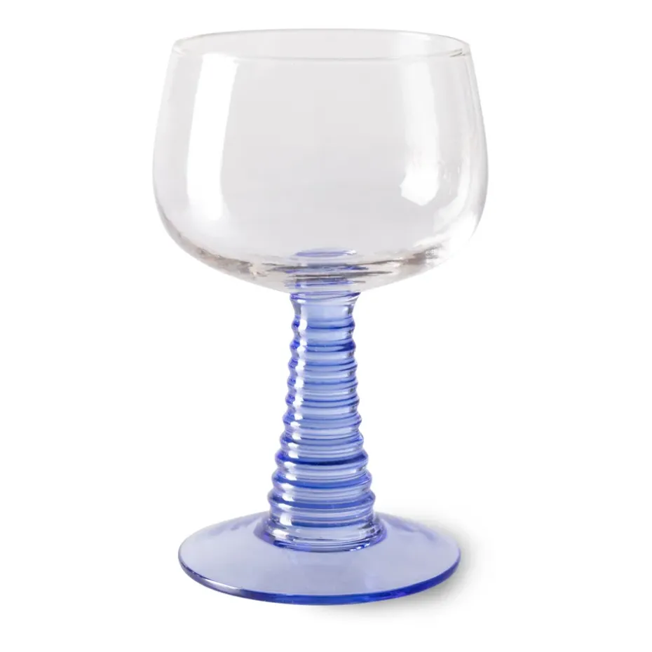 Copa de vino Swirl alta, Blue