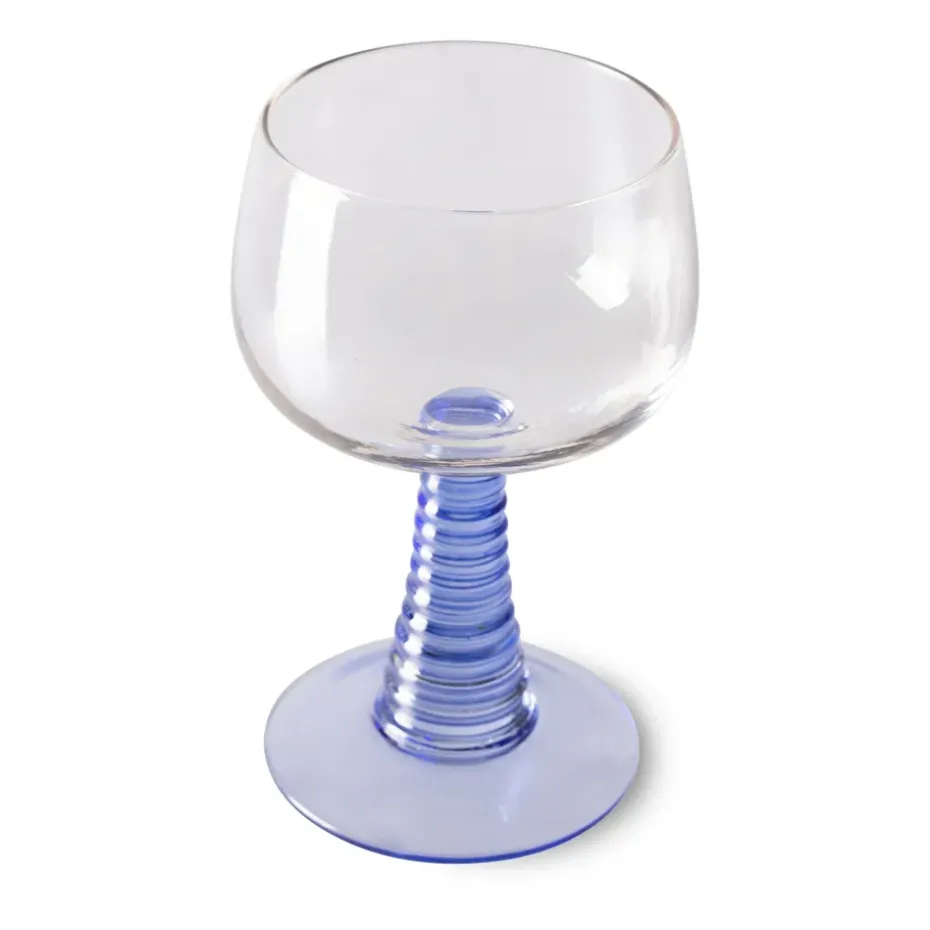 Copa de vino Swirl alta, Blue