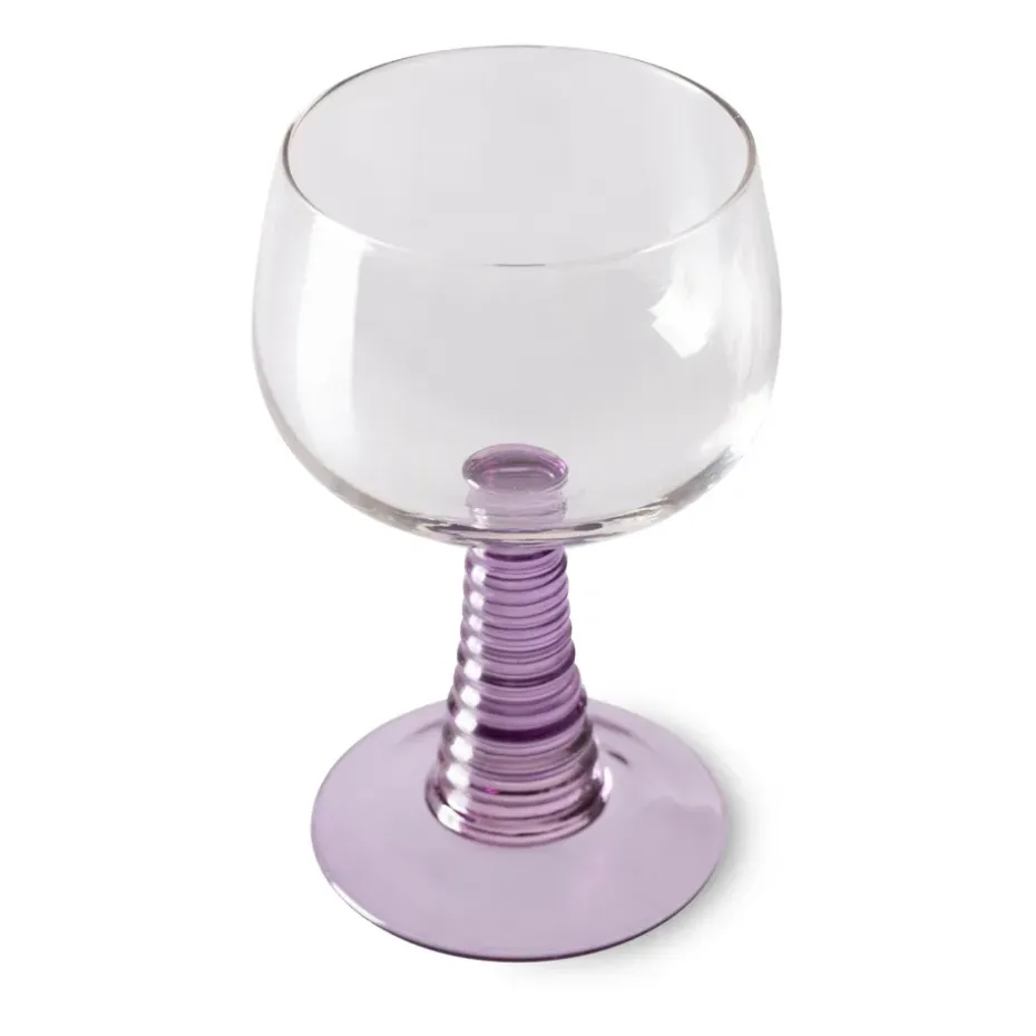 Copa de vino Swirl alta, Purple
