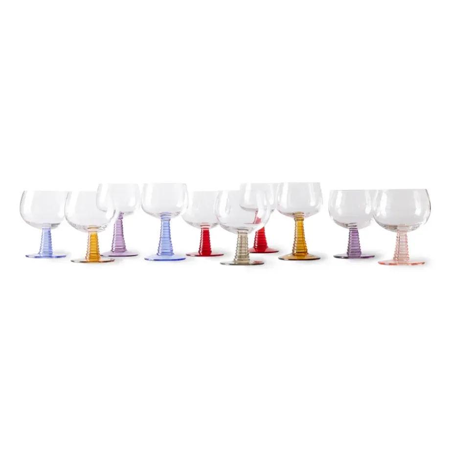 Copa de vino Swirl alta, Purple