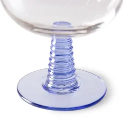 Copa de vino Swirl baja, Blue