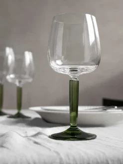 Copa de vino tinto Hammershøi 49 cl 2-pack, Transparente-verde