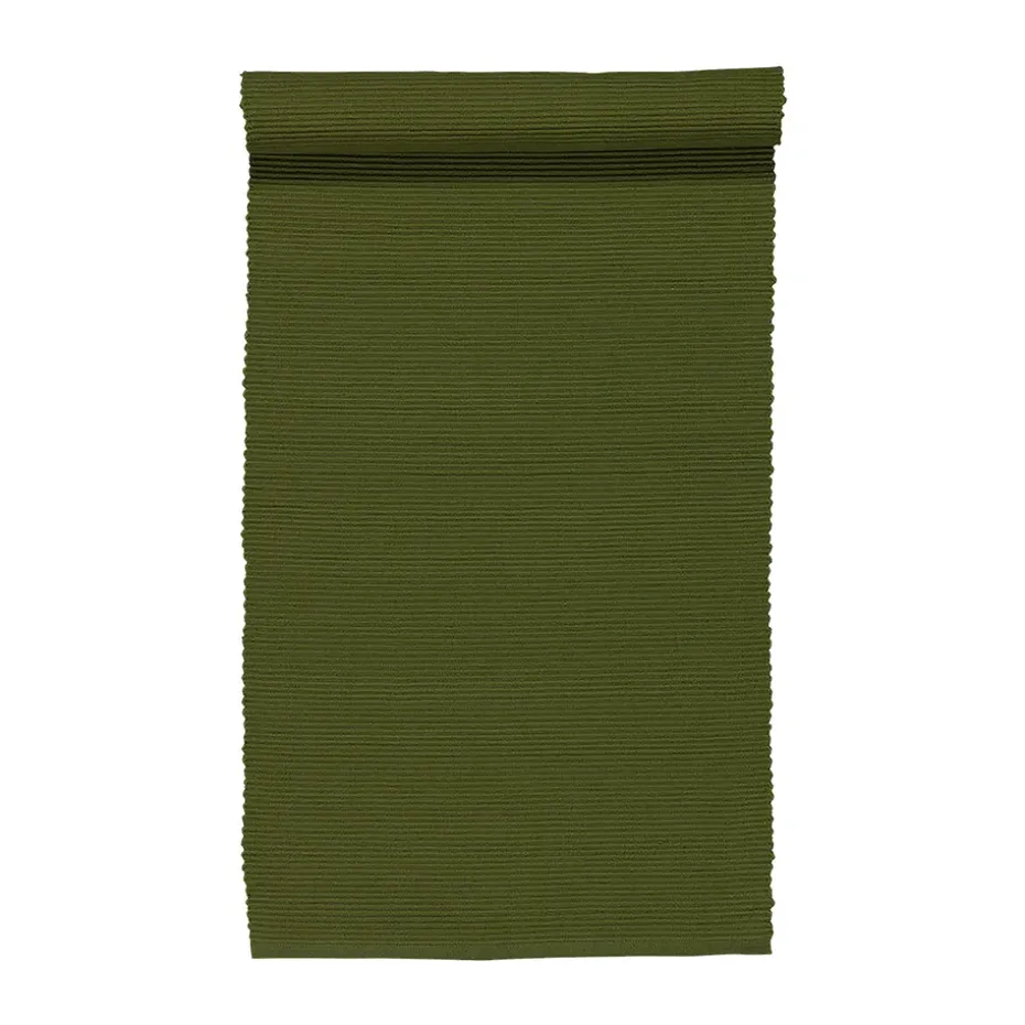 Corredor de mesa Uni 45x150 cm, Verde oliva oscuro