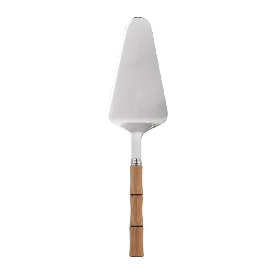 Cortador de tarta Bamboo shape 25 cm, Madera clara laminada