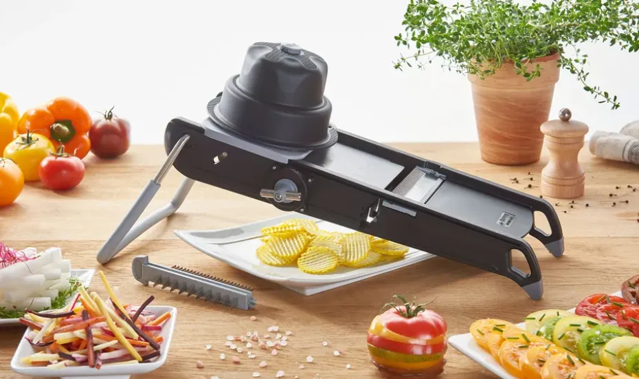 Cortador de verduras De Buyer Swing Plus, negro