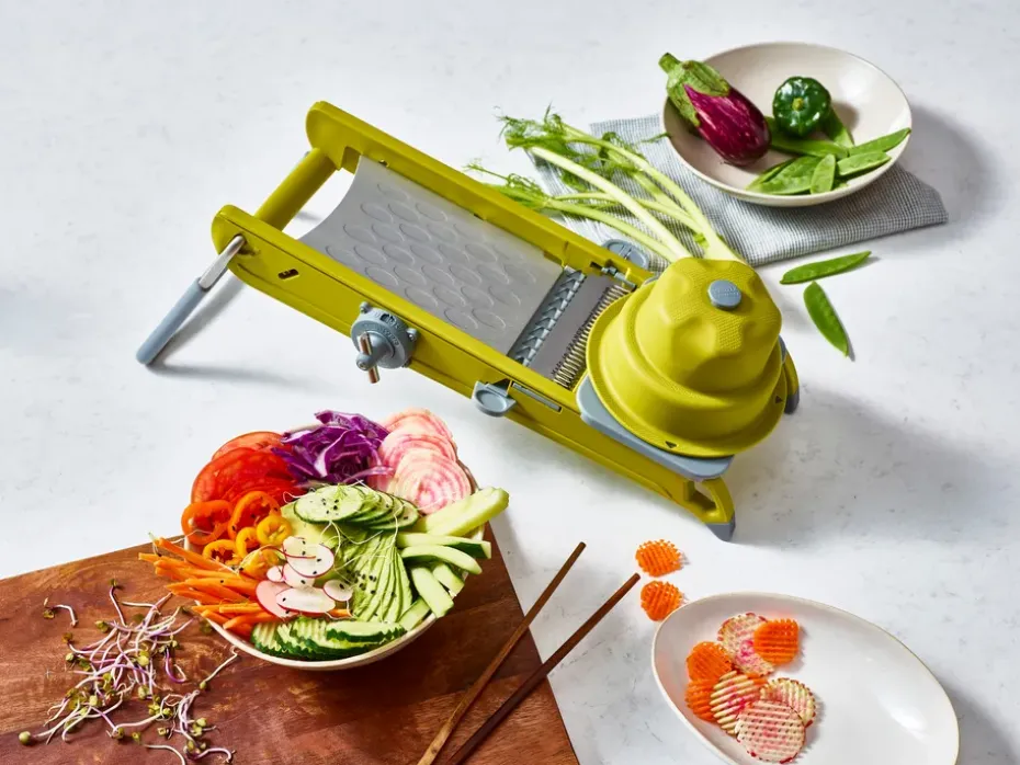 Cortador de verduras De Buyer Swing Plus, verde