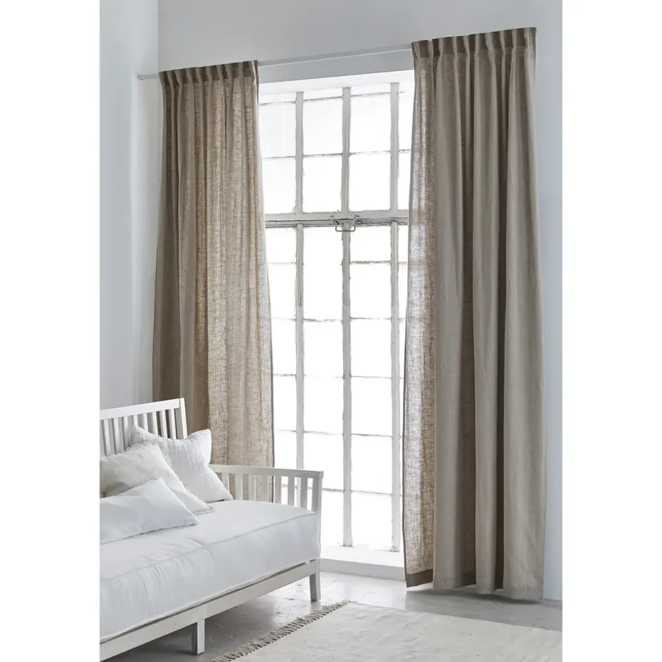 Cortina con banda Sunshine 140x250 cm, Natural