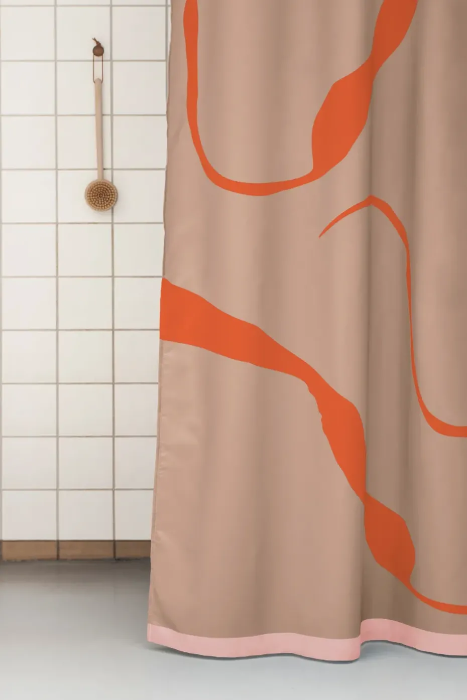 Cortina de ducha Nova Arte 150x200 cm, Latte-orange