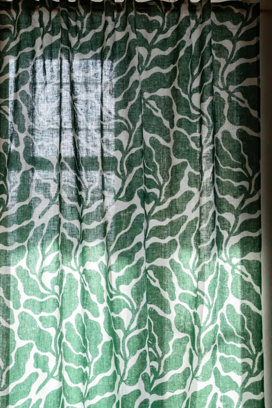 Cortina Leaves 147x250 cm, Green
