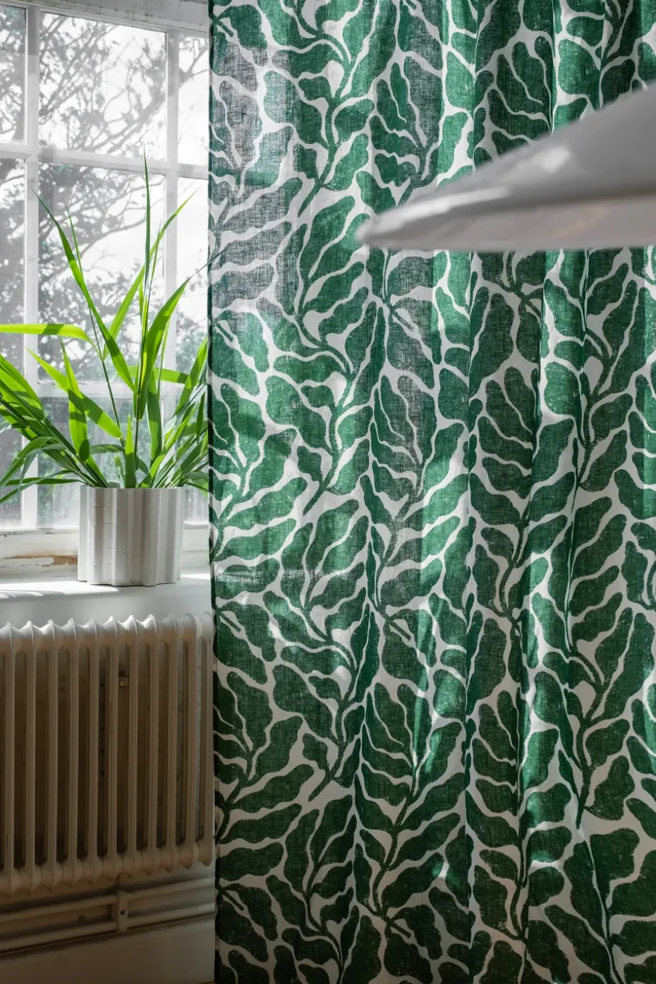 Cortina Leaves 147x250 cm, Green