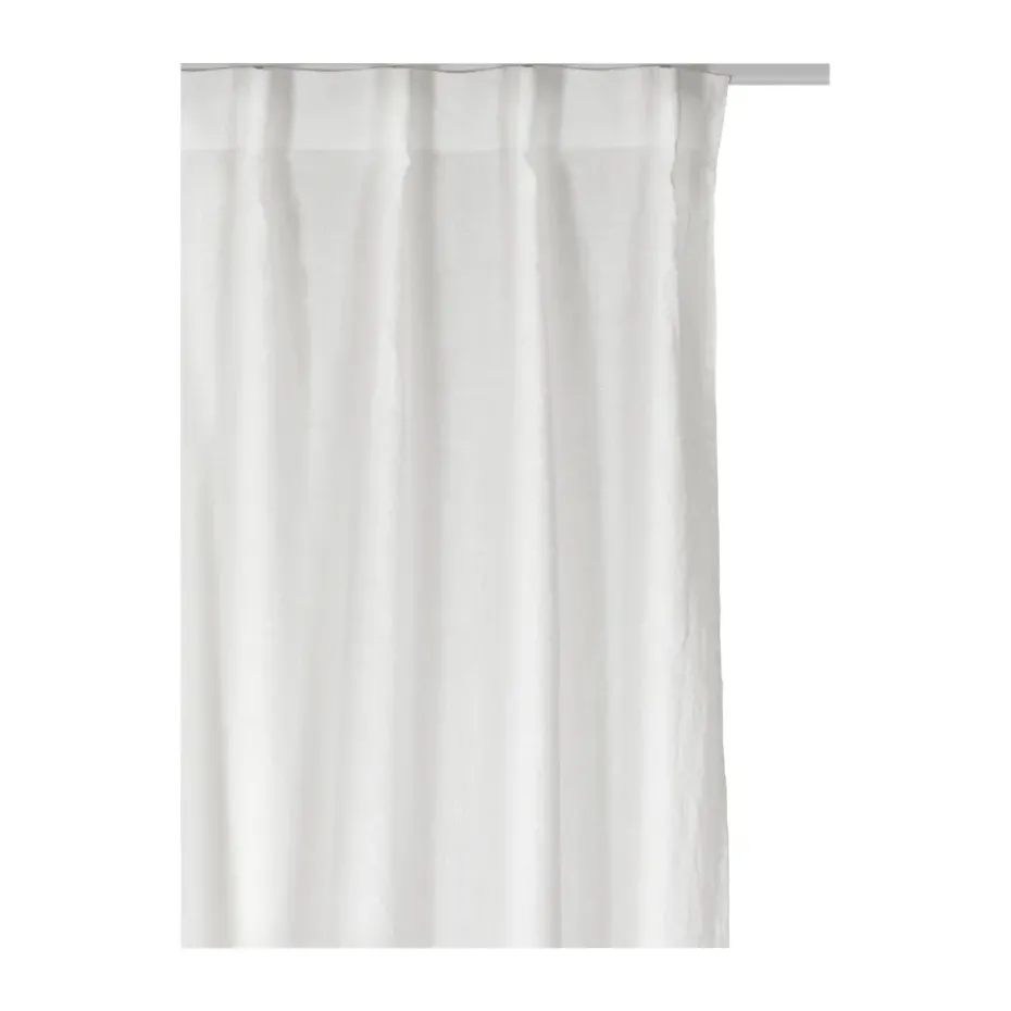 Cortina Sunrise con cinta para fruncir 140x290 cm, White