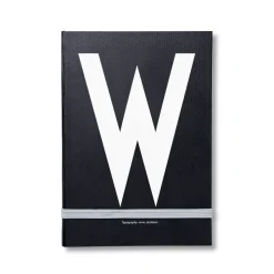 Cuaderno de notas Design Letters, W
