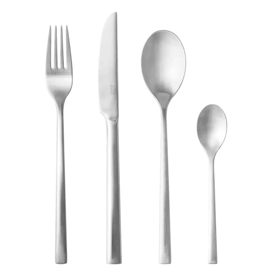 Cubertería Coast 24 piezas, plata