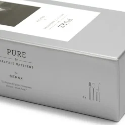 Cubertería Pure 24 piezas, acero inoxidable