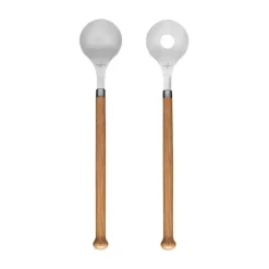 Cubiertos de ensalada Nature, 2-pack, Roble