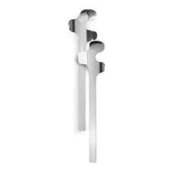 Cubiertos para ensalada Leaf, Polished Steel