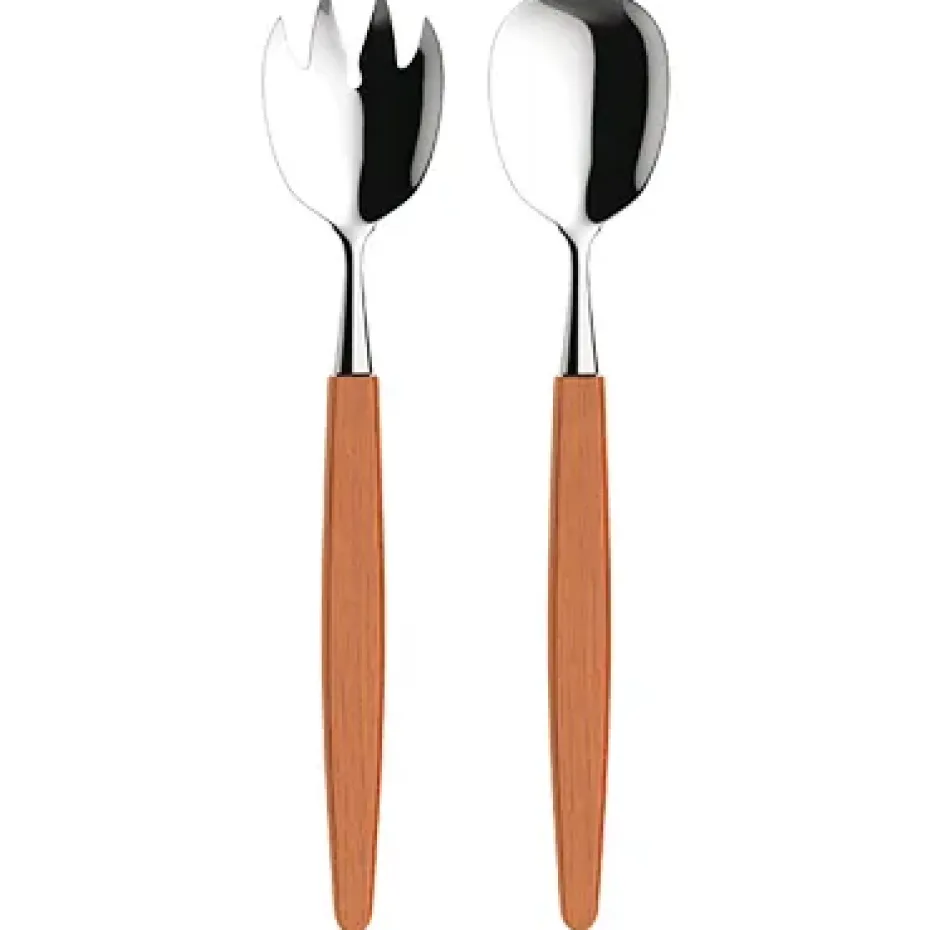 Cubiertos para ensalada Skaugum, Ecco Teak