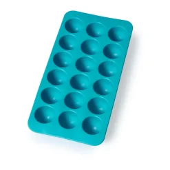 Cubitera redonda con tapa Lékué, Turquesa