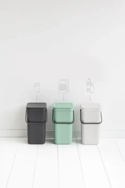 Cubo de basura & Go 12L, Jade green