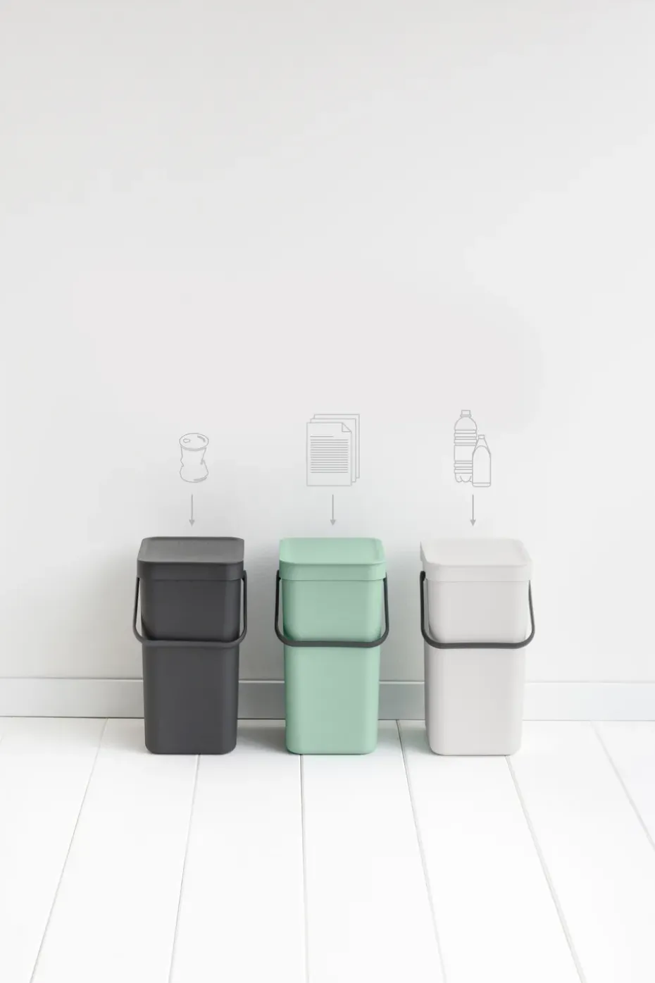 Cubo de basura & Go 12L, Jade green