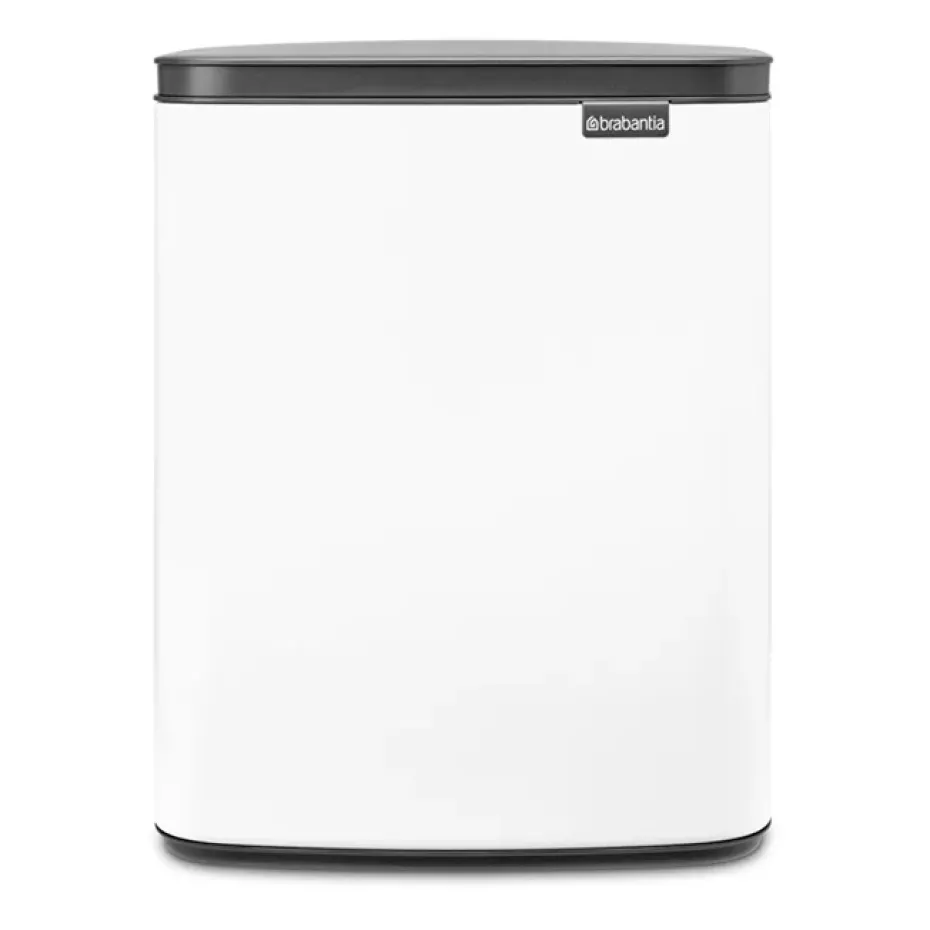 Cubo de basura Bo 12 L, Blanco