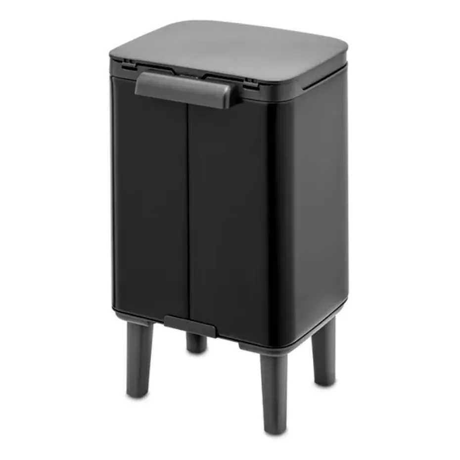 Cubo de basura Bo alto 4 L, Negro mate