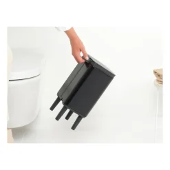 Cubo de basura Bo alto 4 L, Negro mate