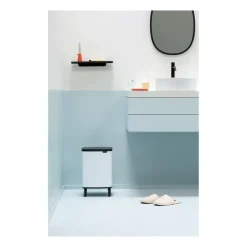 Cubo de basura Bo alto 12 L, Blanco