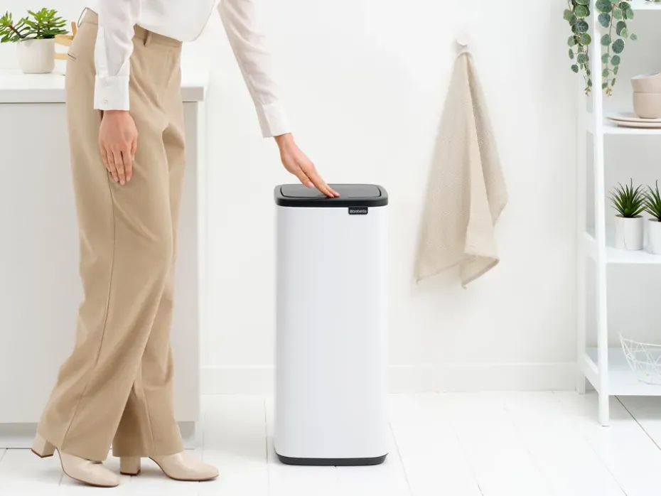 Cubo de basura Bo Touch Bin 30 L, Blanco