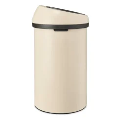 Cubo de basura redondo Touch Bin 60 L, Soft Beige