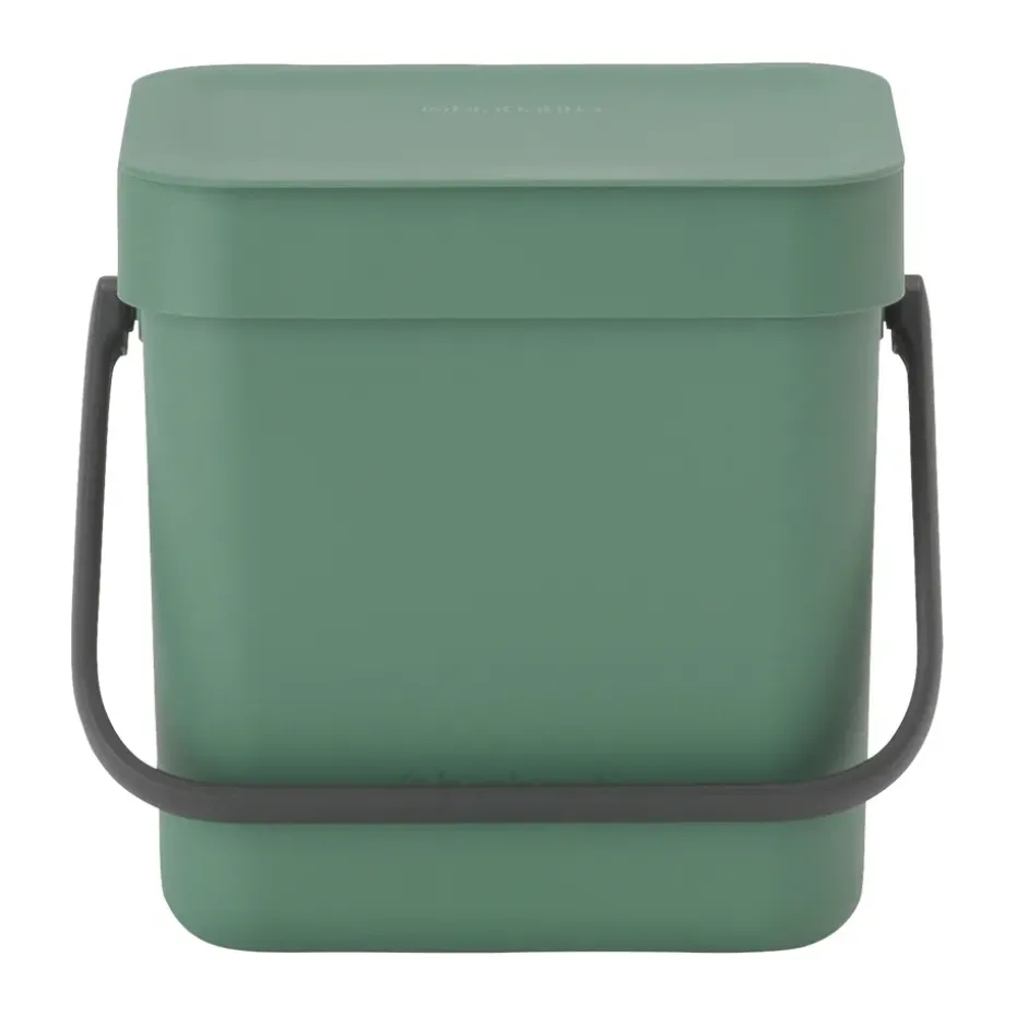 Cubo de basura Sort & Go 3 L, Verde abeto