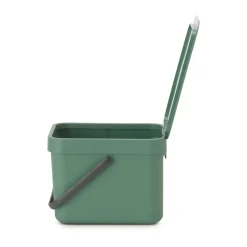 Cubo de basura Sort & Go 6 L, Verde abeto