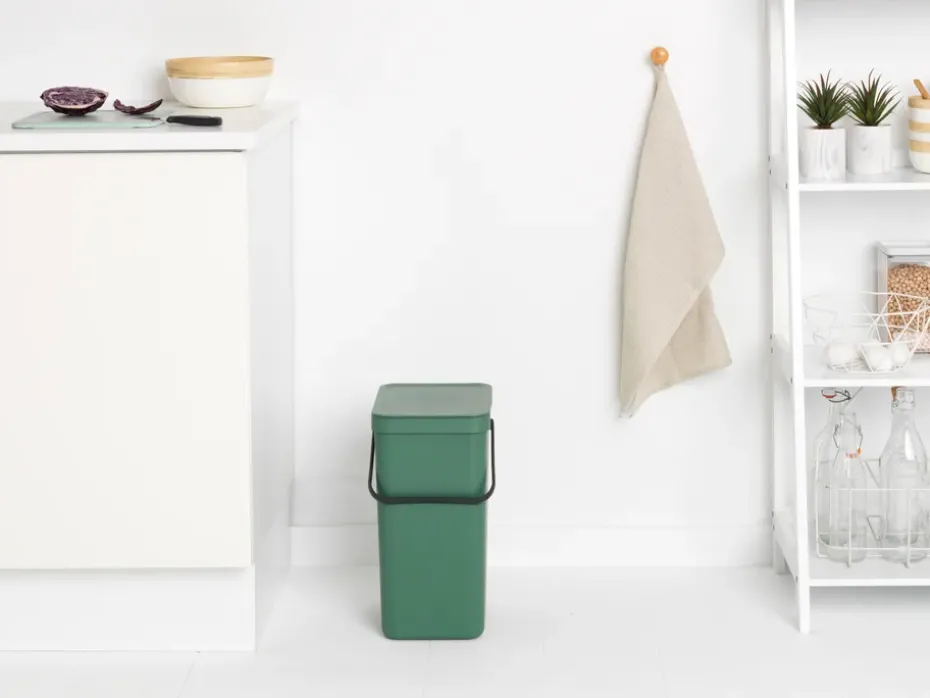 Cubo de basura Sort & Go 16 L, Fir Green
