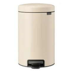 Cubo de pedal newIcon 12L, Soft beige