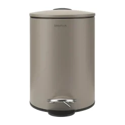 Cubo de pedal Tubo 3 L, Taupe