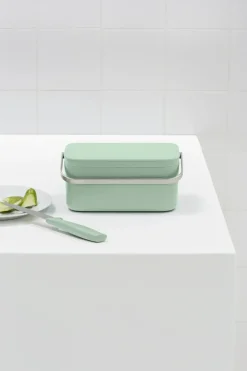 Cubo para restos de comida Sinkside 13x22 cm, Jade green