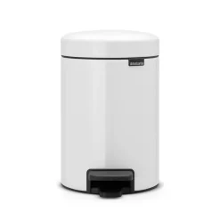 Cubo pedal newIcon 3L, White (blanco)