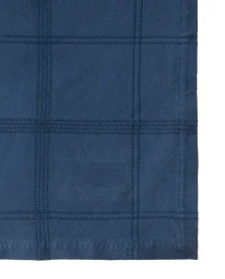 Cubrecama Checked Jacquard 260x240 cm, Denim blue