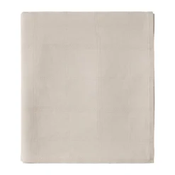 Cubrecama Checked Jacquard 160x240 cm, Light beige