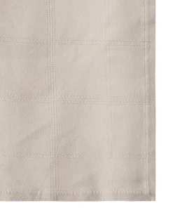 Cubrecama Checked Jacquard 260x240 cm, Light beige